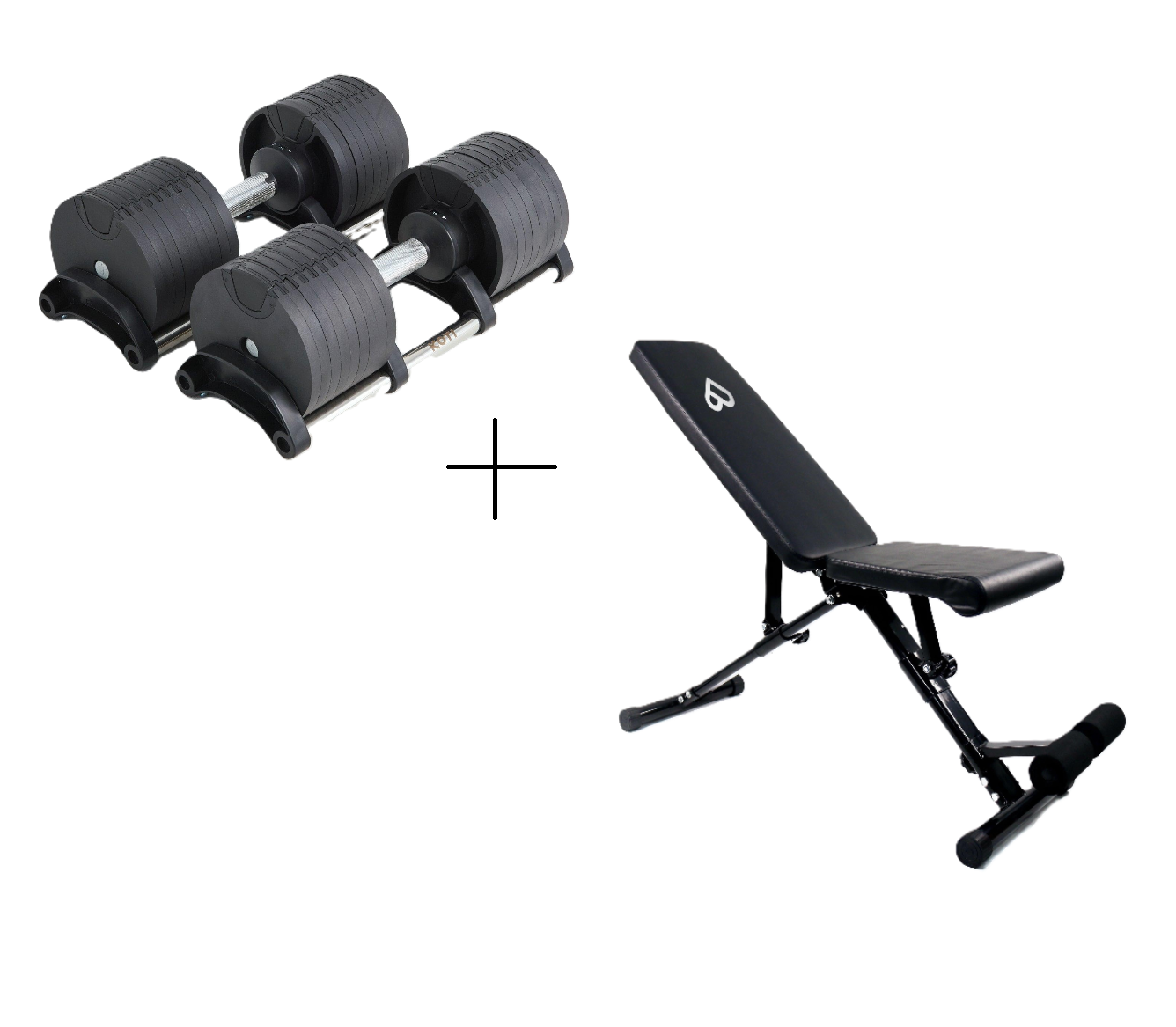 Bowflex adjustable dumbbells and bench online bundle