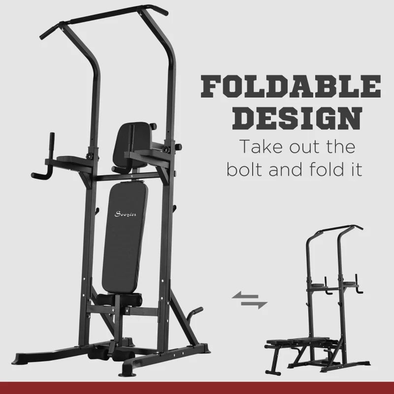 Foldable Power Tower Montreal Fitness