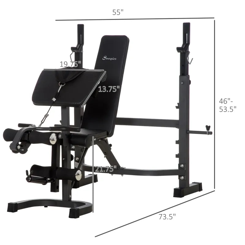 Multifunctional weight bench