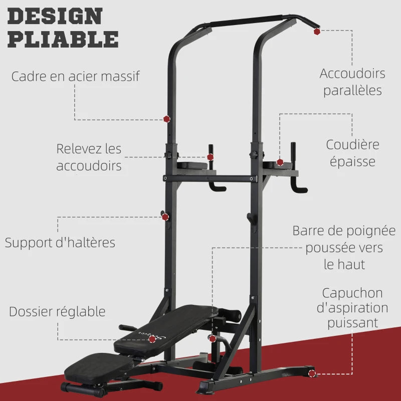 Foldable Power Tower