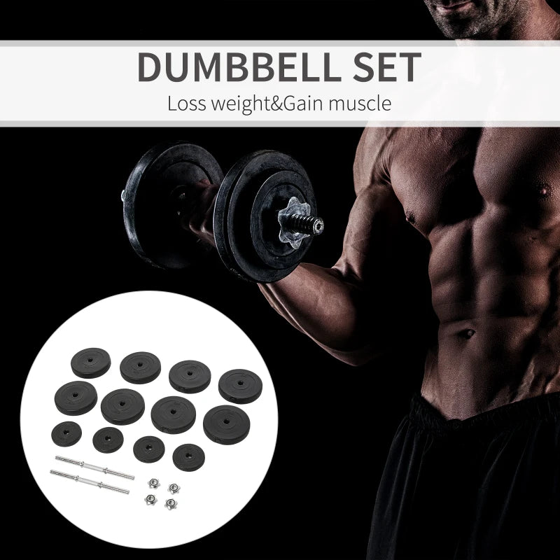 Adjustable Weight Dumbbell Set (2x44 or 2x55 lbs)