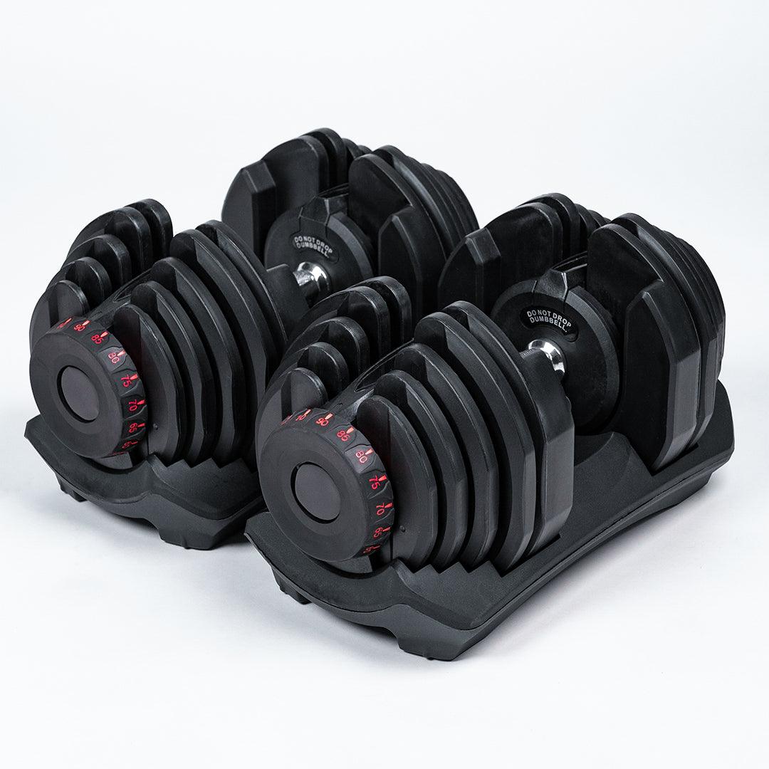 Adjustable dumbbell and bench hot sale