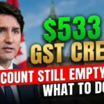 $533 GST Credit January 2026: What to Do if Your Account is Still Empty?