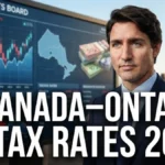 Canada–Ontario Tax Rates 2026: New Brackets, Credits & Savings Tips